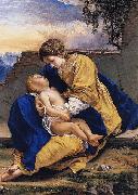 Orazio Gentileschi Madonna and Child in a Landscape oil painting artist